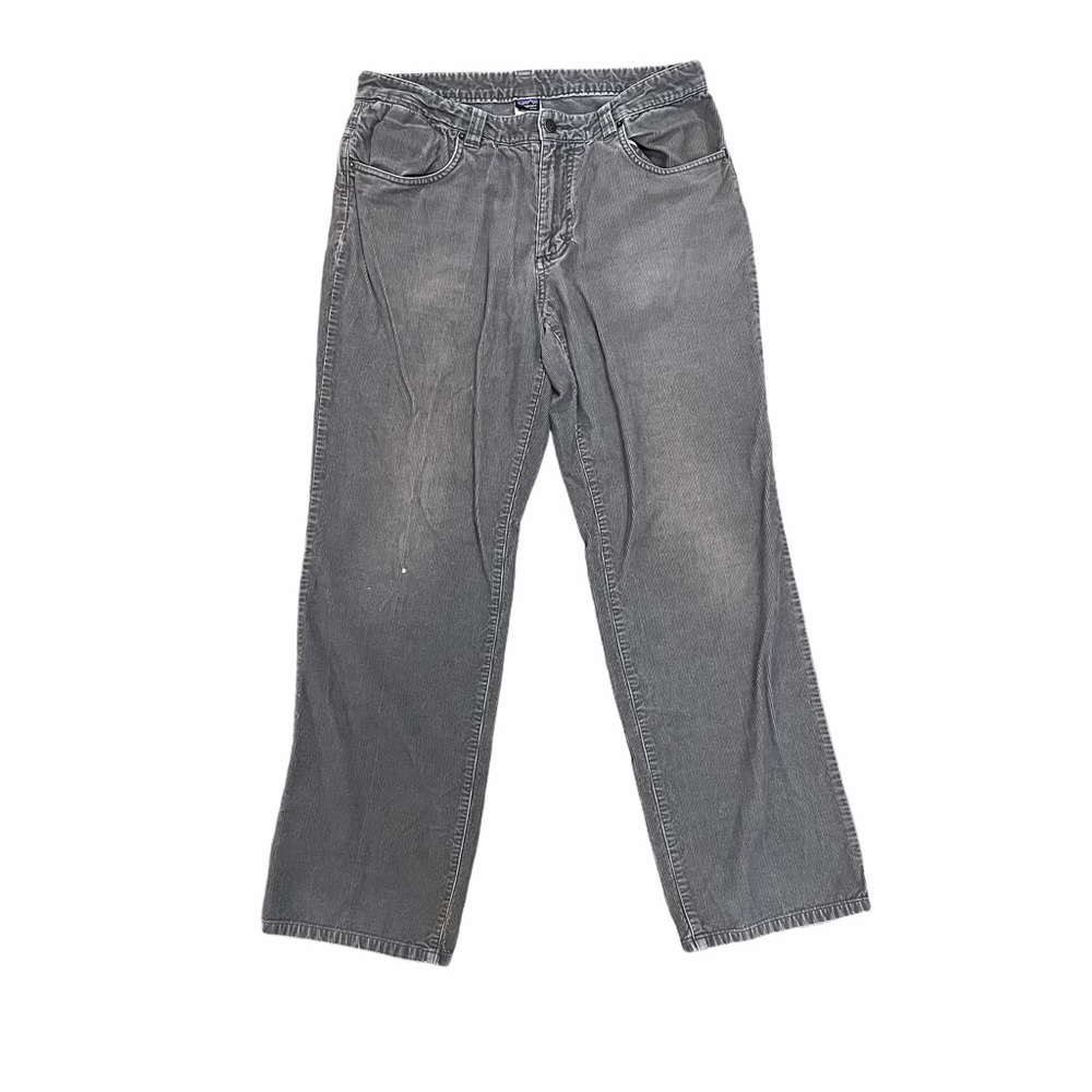 Men's Patagonia Grey Corduroy Pants Size 34x30